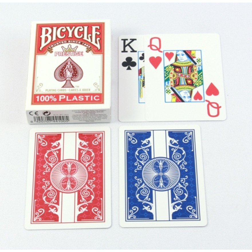 Poker Spielkarten Bicycle 100% Plastik Jumbo Index