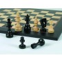 Schachfiguren Russian Design schwarz 89 mm