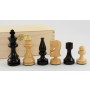 Schachfiguren Russian Design schwarz 89 mm