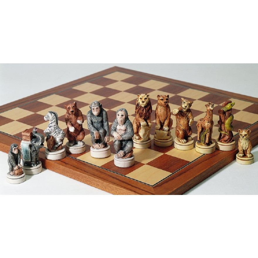 Schachfiguren Tiere klein