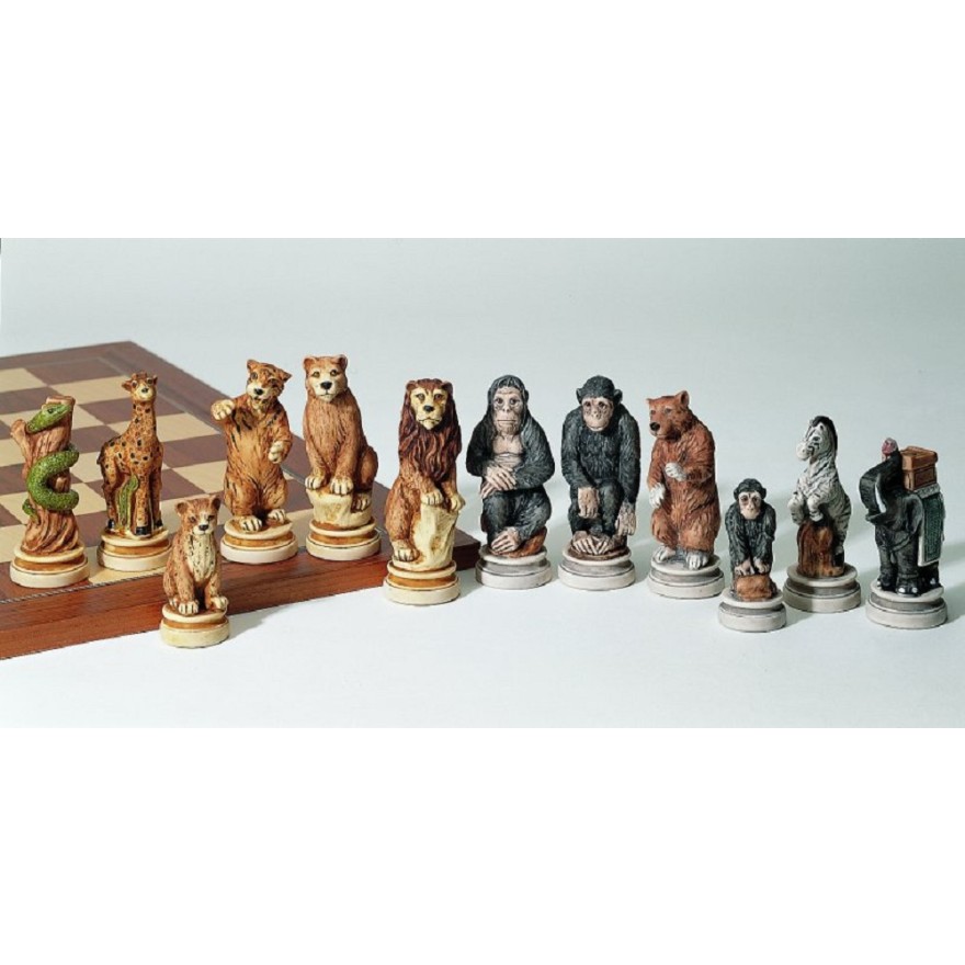 Schachfiguren Tiere groß