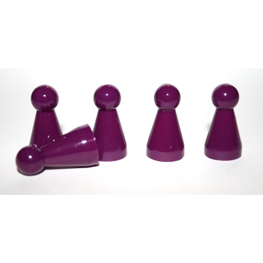 Spielkegel Kunststoff 24/12 mm, Farbe lila