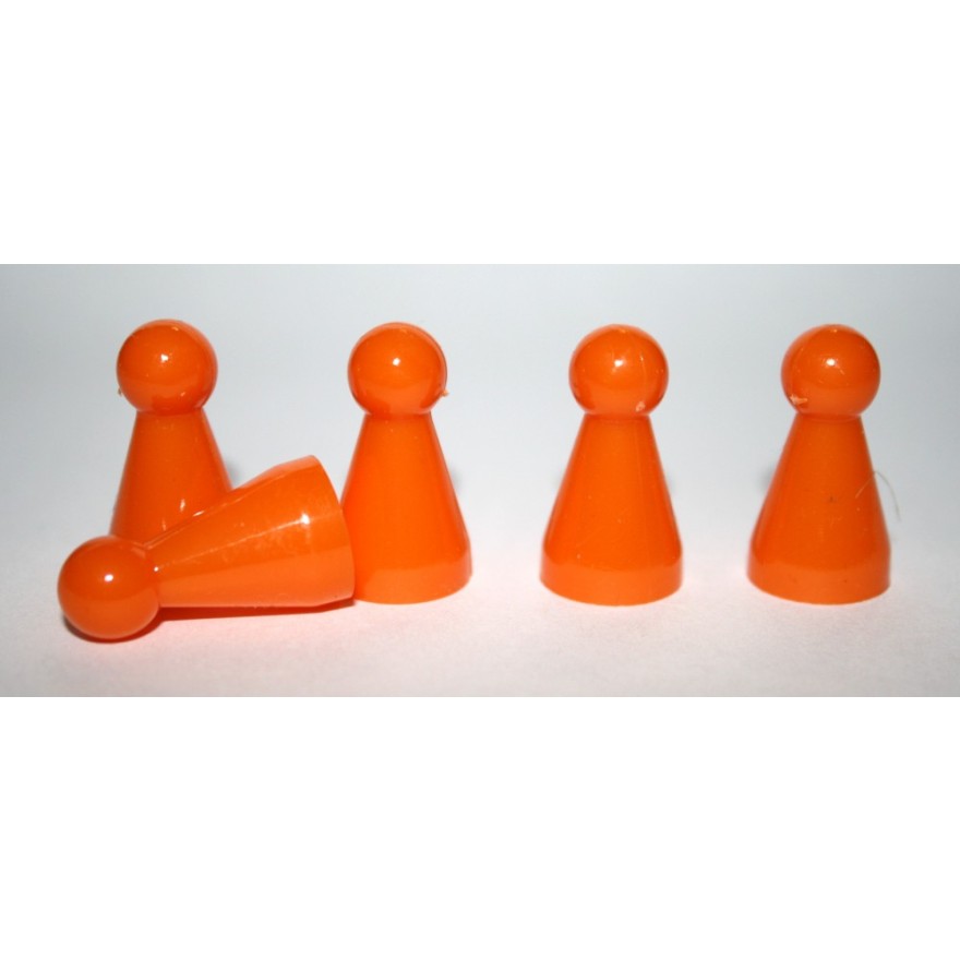 Spielkegel Kunststoff 24/12 mm Farbe orange