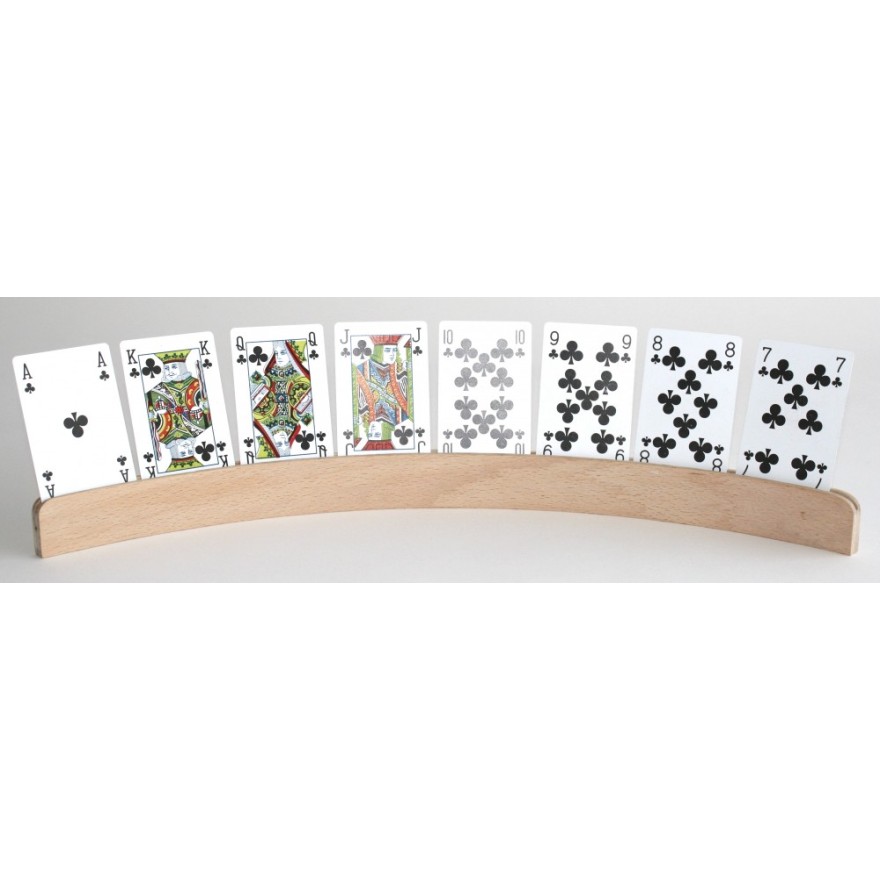 Kartenhalter aus Holz 35 cm