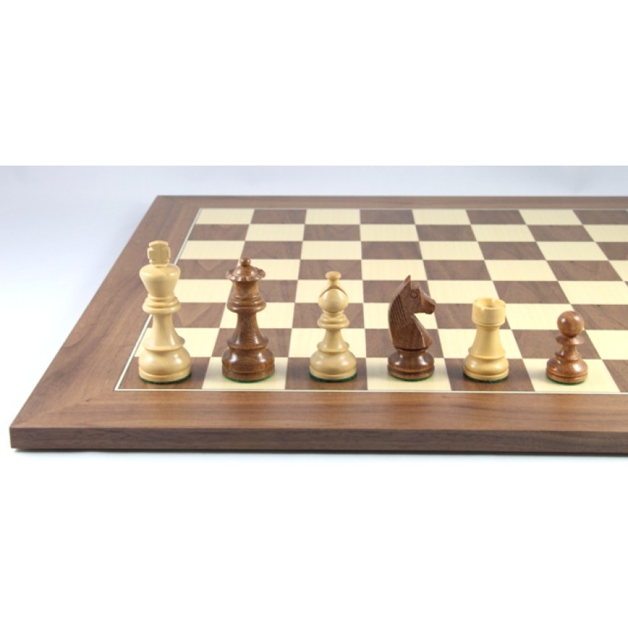 Schach Set No. 2/13 Akazie und Buchsbaum Königshöhe 95 mm