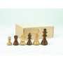 Schachfiguren Staunton braun 89 mm beschwert, Einzelstück 1B