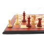 Schachfiguren 'Majestic' Padouk und Buchsbaum Königshöhe 95 mm, Ausführung 1B