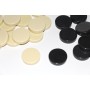 Backgammon Steine - Kunststoff, 27 x 6 mm