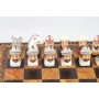 Schach Set aus Ton, Sammlerstück, Ausführung 1B