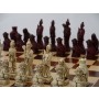 Schachfiguren Mandarin, rotbraun, Einzelstück