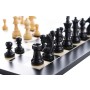 Schach-Set Level 3 schwarz, Königshöhe 76 mm, Schachbrett 40 cm