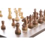 Schach-Set Level 3 braun, Königshöhe 76 mm, Schachbrett 40 cm