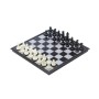Schach, Dame und Backgammon magentisch 24 x 12 cm