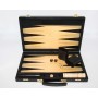 Exklusiver Backgammon Koffer, schwarz, Ausführung 1B