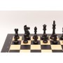 Schach Set Staunton Form, Schachbrett schwarz und natur, Ausführung II. Wahl