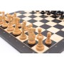 Schach Set Staunton Form, Schachbrett schwarz und natur, Ausführung II. Wahl