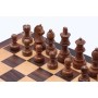 Schach Set Akazie, Königshöhe 76 mm, Ausführung 1B mit exklusivem Schachbrett, Einzelstück