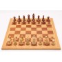 Schach Set Akazie, Königshöhe 76 mm, Ausführung 1B mit exklusivem Schachbrett mit Eiche, Einzelstück
