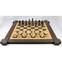 Schach Set Staunton Form, Ahorn mit schönem Schachbrett, Ausführung 1B+, Einzelstück
