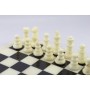 Schachspiel - Alabaster schwarz und weiß, Ausführung II. Wahl