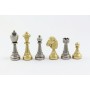 Schach-Set Letrox, Metall und Holz