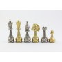 Schach-Set Katrox, Metall und Holz