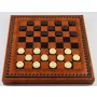 Schach-Set Porcate, Metall und Salpaleder