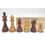 Schachfiguren Akazie und Buchsbaum 115 mm, beschwert