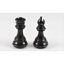 Schachfiguren 'Imperial' Buchsbaum schwarz und natur, Königshöhe 95 mm, mit doppelt Damen