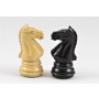 Schachfiguren 'Imperial' Buchsbaum schwarz und natur, Königshöhe 95 mm, mit doppelt Damen