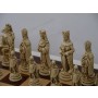 Schachfiguren Camelot, Königshöhe 120 mm, braun