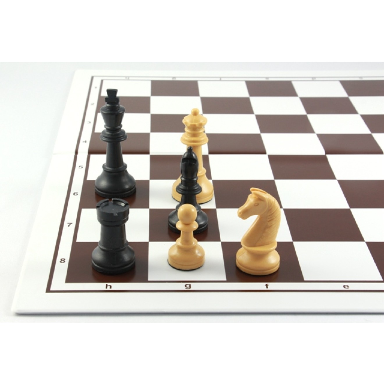 Schach Set Basic Schachbrett Schachfiguren aus Kunststoff Für Kinder DE 