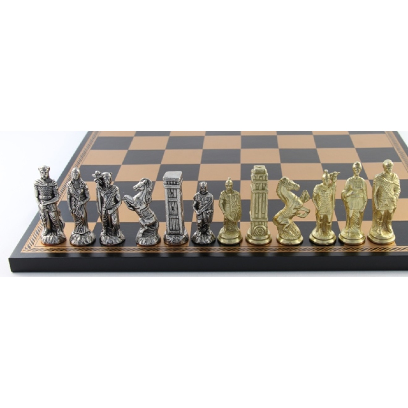 AOIXBCUROC Schach-Set und Schachbrett-Form aus Epoxidharz handgefertigt für internationale Schachfiguren